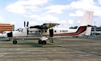G-BGZP @ EHAM - De Havilland Canada DHC-6-300 Twin Otter [682] (Hubbard Air) Amsterdam-Schiphol~PH 11/06/1986. Image taken from a slide. - by Ray Barber
