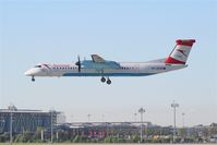 OE-LGD @ EDDP - Morning shuttle from VIE on very final.... - by Holger Zengler