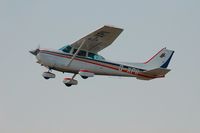 G-XPII @ EGFH - Visiting Cessna Hawk XPII departing Swansea Airport. - by Roger Winser