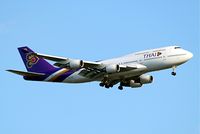 HS-TGZ @ EGLL - Boeing 747-4D7 [28706] (Thai Airways) Home~G 25/05/2013. On approach 27L. - by Ray Barber