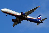 VQ-BEA @ EGLL - Airbus A321-211 [4058] (Aeroflot Russian Airlines) Home~G 15/11/2009. On approach 27R. - by Ray Barber