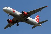 OK-GEB @ EGLL - Airbus A320-214 [1450] (CSA Czech Airlines) Home~G 14/05/2010. On approach 27R. - by Ray Barber