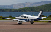 G-TSGJ @ EGEO - Preparing to depart from Oban Airport. - by Jonathan Allen