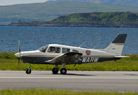 G-WARW @ EGEO - Departing from Oban Airport (North Connel). - by Jonathan Allen
