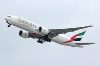 A6-EWG @ DFW - Emirates 777 departing DFW Airport - by Zane Adams