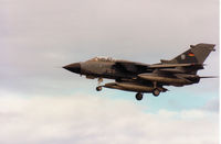 46 18 @ EGQS - Tornado IDS of German Marineflieger MFG-2 on final approach to Runway 23 at RAF Lossiemoth in the Summer of 1990. - by Peter Nicholson