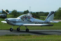 G-CEVS @ EGBG - our guide round the hangars at Leicester taxiing out for a few circuits in his EV-97. Thanks Nick - by Chris Hall
