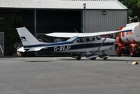 G-AVJF @ EGFE - Resident Reims (Cessna) Skyhawk operated by FlyWales. - by Roger Winser