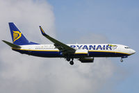 EI-EVD @ EGSS - Ryanair B737 with well done Dortmund titles and scarf - by Chris Hall