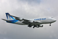F-HSEA @ EGSS - in Corsair's new livery - by Chris Hall