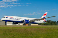 G-ZBJB @ PAE - British Airways 787 return from first flight - by Roy Yang