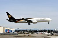 N350UP @ KPAE - UPS 767 Freighter Flight Test - by Roy Yang