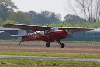 G-AJYB @ EGCV - at the Vintage Aircraft flyin - by Chris Hall