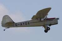 G-AYDX @ EGCV - at the Vintage Aircraft flyin - by Chris Hall