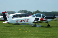 G-AYPE @ EGCV - at the Vintage Aircraft flyin - by Chris Hall