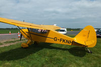 G-FKNH @ EGCV - at the Vintage Aircraft flyin - by Chris Hall