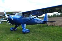 G-AJKB @ EGCV - at the Vintage Aircraft flyin - by Chris Hall