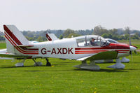 G-AXDK @ EGCV - at the Vintage Aircraft flyin - by Chris Hall