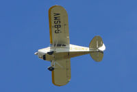 G-BSMV @ EGCV - at the Vintage Aircraft flyin - by Chris Hall