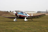 G-AYUT @ EGBR - Jodel DR-1050 Ambassadeur at The Real Aeroplane Club's Spring Fly-In, Breighton Airfield, April 2013. - by Malcolm Clarke