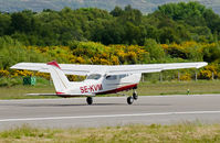 SE-KVM @ EGEO - Departing from Oban Airport (North Connel). - by Jonathan Allen