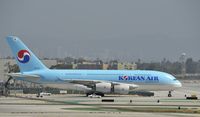 HL7614 @ KLAX - Taxiing to gate at LAX - by Todd Royer