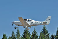 N744CD @ GOO - Take off at Nevada County Air Park, Grass Valley, CA. - by Phil Juvet
