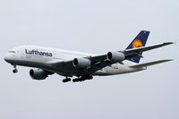 D-AIME @ EDDF - Lufthansa Airbus A380 - by Thomas Ranner