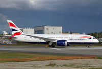 G-ZBJB @ PAE - Second flight of the first British Airways B.787 - by Duncan Kirk