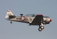 N747JE @ YIP - Tuskegee Airmen T-6 - by Florida Metal