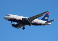 N747UW @ TPA - US Airways A319 - by Florida Metal