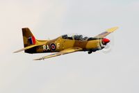 ZF239 @ EGWC - RAF Cosford Airshow,Short Tucano painted to represent 72 Squadron's Spitfire heritage/North African scheme