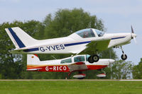 G-YVES @ EGBK - G-YVES landing on 03R with G-RICO landing on 03L - by Chris Hall