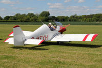 G-BTYH @ EGBR - Pottier P-80S at The Real Aeroplane Club's Jolly June Jaunt, Breighton Airfield, 2013. - by Malcolm Clarke