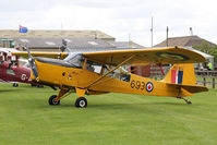 G-BLPG @ EGBR - Auster J-1N Alpha at The Real Aeroplane Club's Jolly June Jaunt, Breighton Airfield, 2013. - by Malcolm Clarke