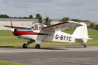 G-BYYC @ EGBR - Hapi Cygnet SF-2A at The Real Aeroplane Company's Jolly June Jaunt, Breighton Airfield, 2013. - by Malcolm Clarke