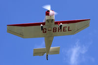 G-BHEL @ EGBR - SAN Jodel D-117 at The Real Aeroplane Club's Jolly June Jaunt, Breighton Airfield, 2013. - by Malcolm Clarke