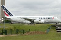 F-HPJC @ LFPG - Air France 2009 Airbus A380-861, c/n: 043 - by Terry Fletcher