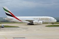 A6-EEA @ LFPG - Emirates 2012 Airbus A380-861, c/n: 108 - by Terry Fletcher