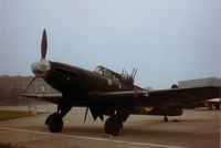 N1671 - Boulton-Paul Defiant 1 in 307 Squadron markings on display at the 1968 RAF Finningley Airshow. It was then part of the Station Collection and now preserved at the RAF Museum at Hendon. - by Peter Nicholson