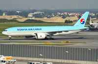 HL8252 @ LOWW - Korean Air Cargo Boeing 777 - by Andreas Ranner