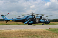 7353 @ EHVK - Czech AF Blue Tiger Mi-24V Hind 7353 on the static of the Volkel Open House 2013 - by Nicpix Aviation Press  Erik op den Dries