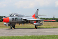 G-BWGL @ EHVK - Hunter T.8C N-321 of the Dutch Hawker Hunter Heritage Flt seen here on the static of the Volkel Open House 2013 - by Nicpix Aviation Press  Erik op den Dries