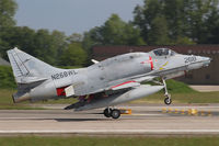 N268WL @ ETNT - BAe A-4N Skyhawk N268WL upon recovery into Wittmund AB - by Nicpix Aviation Press  Erik op den Dries