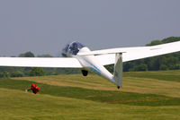 G-DEGN @ X3SI - Staffordshire Gliding Club, Seighford Airfield - by Chris Hall