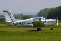 G-AZYD @ X3SI - Staffordshire Gliding Club, Seighford Airfield - by Chris Hall