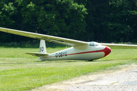 G-DBYU @ X3SI - Staffordshire Gliding Club, Seighford Airfield - by Chris Hall