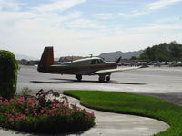 N3AM @ SZP - 1966 Mooney M20E SUPER 21, Lycoming IO-360-A1A 200 Hp, taxi to 22 after refueling - by Doug Robertson