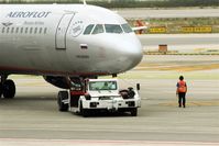 VQ-BEE @ LEBL - Close up of push back ceremony..... - by Holger Zengler