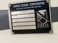 N564BP @ SZP - 2001 Cirrus SR22, Continental IO-550-N 300 Hp, data plate - by Doug Robertson